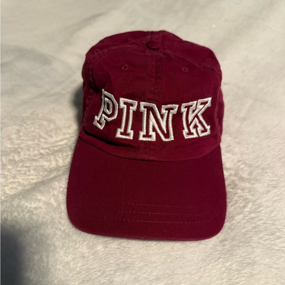 💕VS PINK BURGUNDY HAT💕